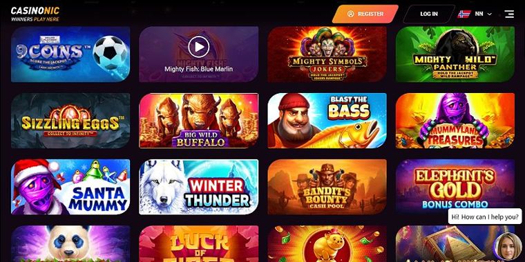 Skjermbilde av Casinonic casino